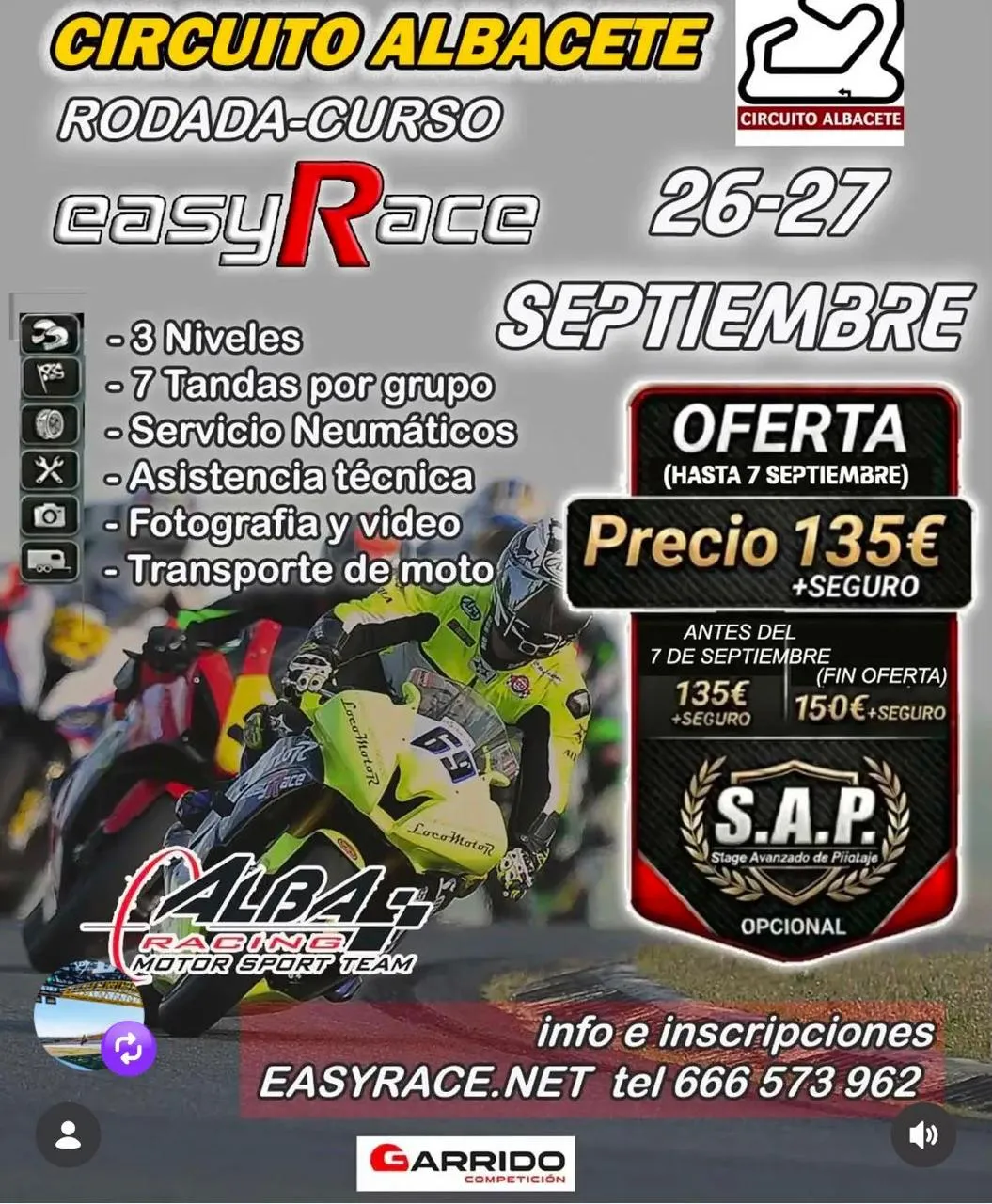 Rodadas 2026 -septiembre - Albacete